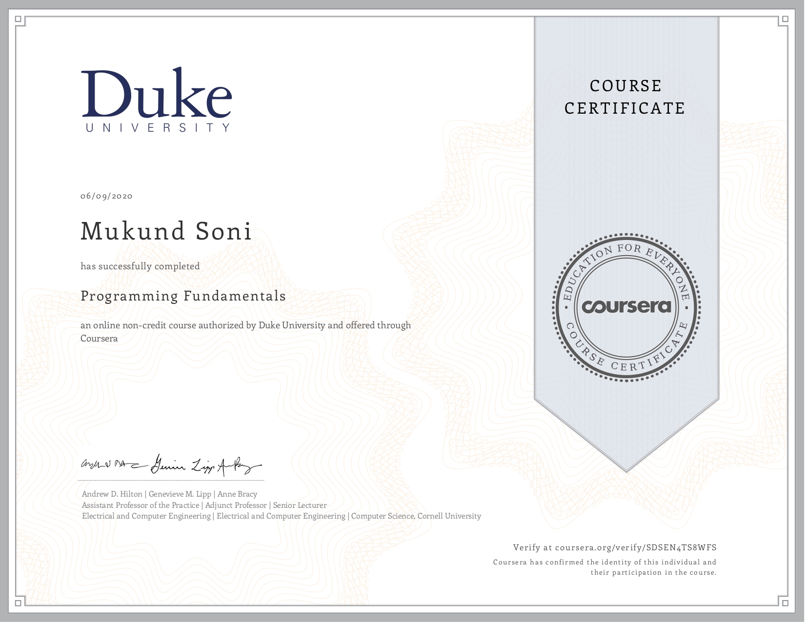 Programming Fundamentals & Java Architecture